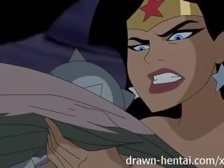 Justice league hentai - dva piščanci za batman putz