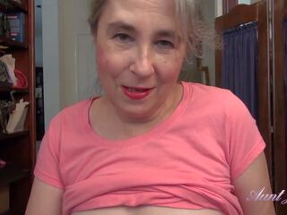 Auntjudys - 50yo full-bush step-aunt grace exercice pov | xhamster