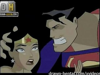 Justice league seks - superman za sprašujem se, ženska