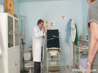 Redhead Granny Dirty Pussy Stretching In Gyn Clinic